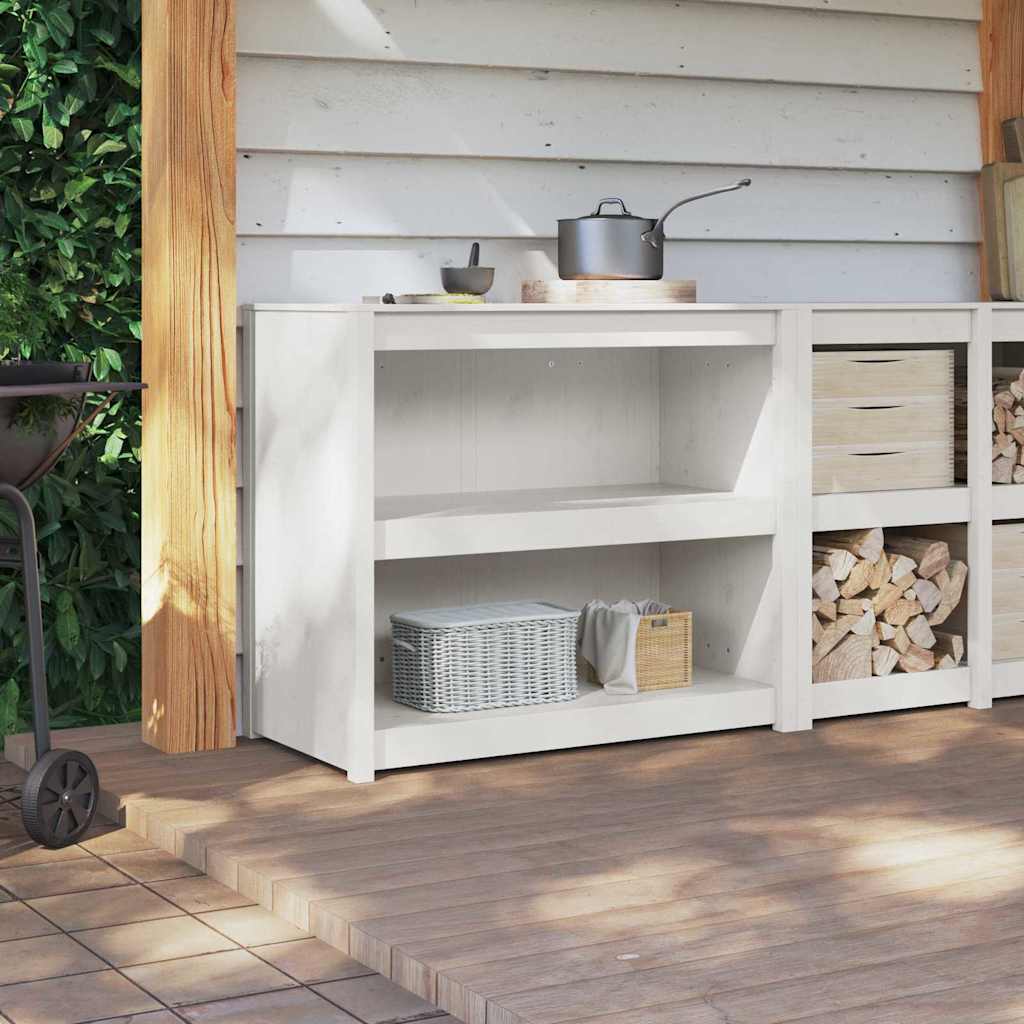 Armoire de cuisine MEPPEL Blanc 106 x 55 x 92 cm Pin massif - XIOS