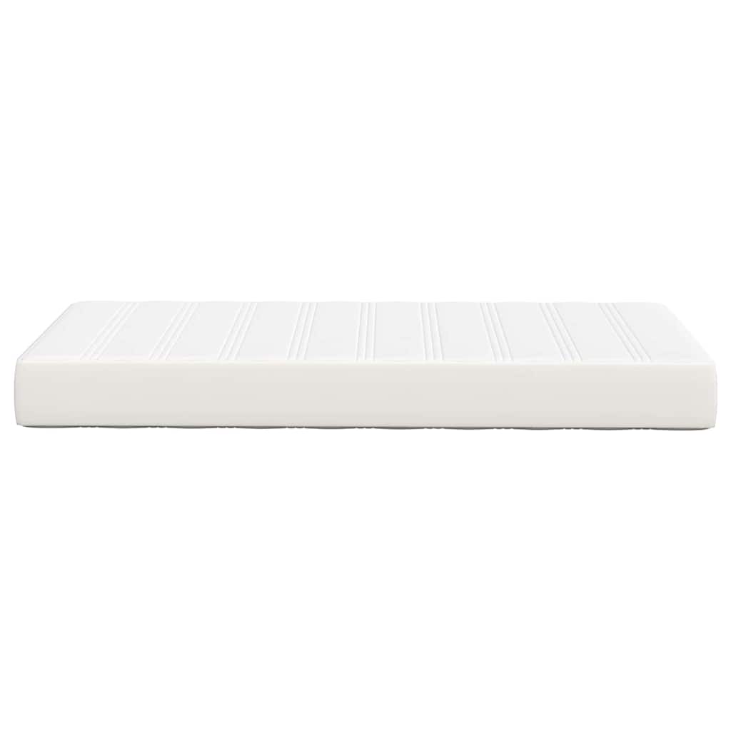 Matelas de Lit avec matelas Crème 90 x 200 cm tissu - XIOS