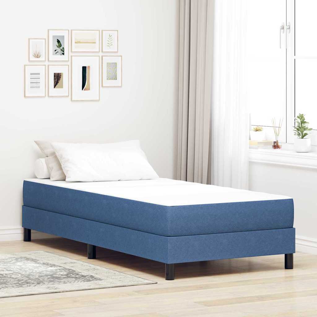 Matelas de Lit avec matelas Bleu 100 x 200 cm tissu - XIOS