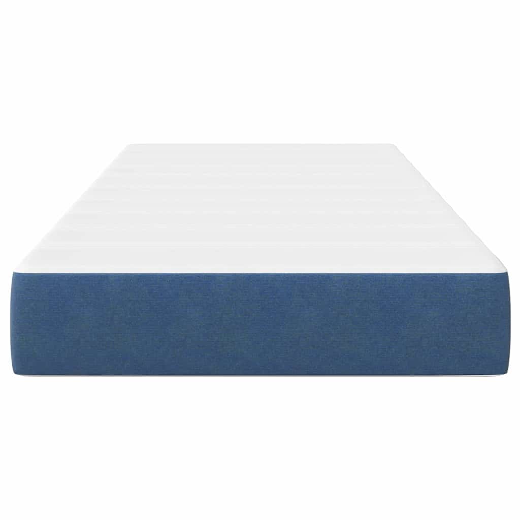 Matelas de Lit avec matelas Bleu 100 x 200 cm tissu - XIOS