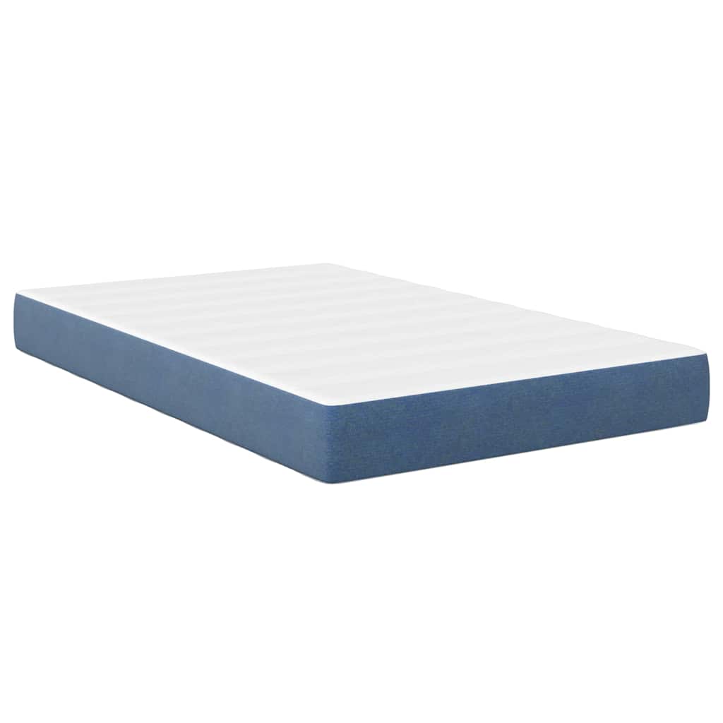 Matelas de Lit avec matelas Bleu 120 x 200 cm tissu - XIOS