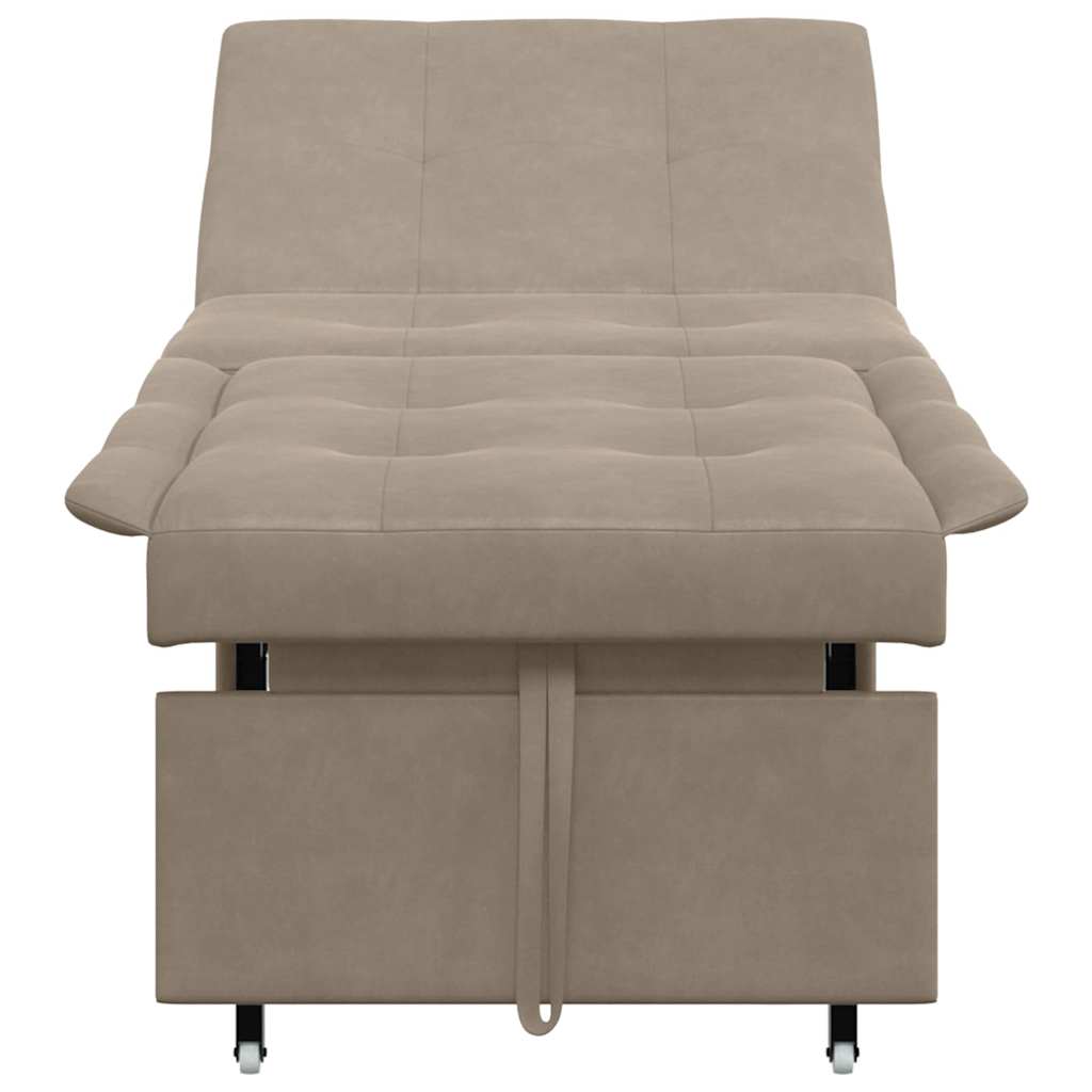 Canapé-Lit avec coussin Taupe 67 x 194 x 82 cm Contreplaqué - XIOS