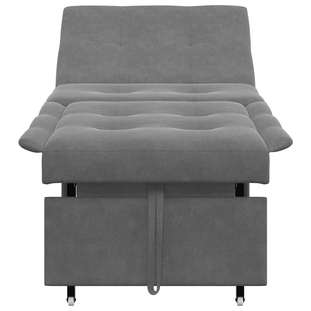 Canapé-Lit Gris foncé 67 x 194 x 82 cm - XIOS