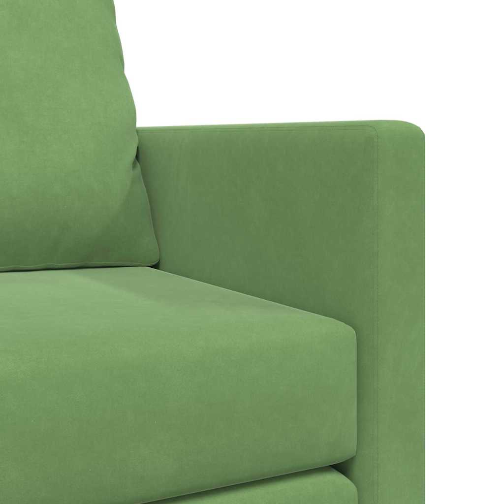 Canapé-lit avec coussin Vert clair 122 x 70 x 60 cm Velours - XIOS