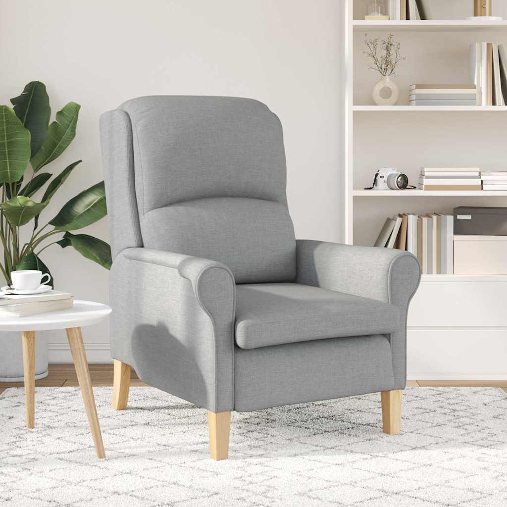 fauteuil Gris clair 76 x 94 x 102 cm tissu - XIOS