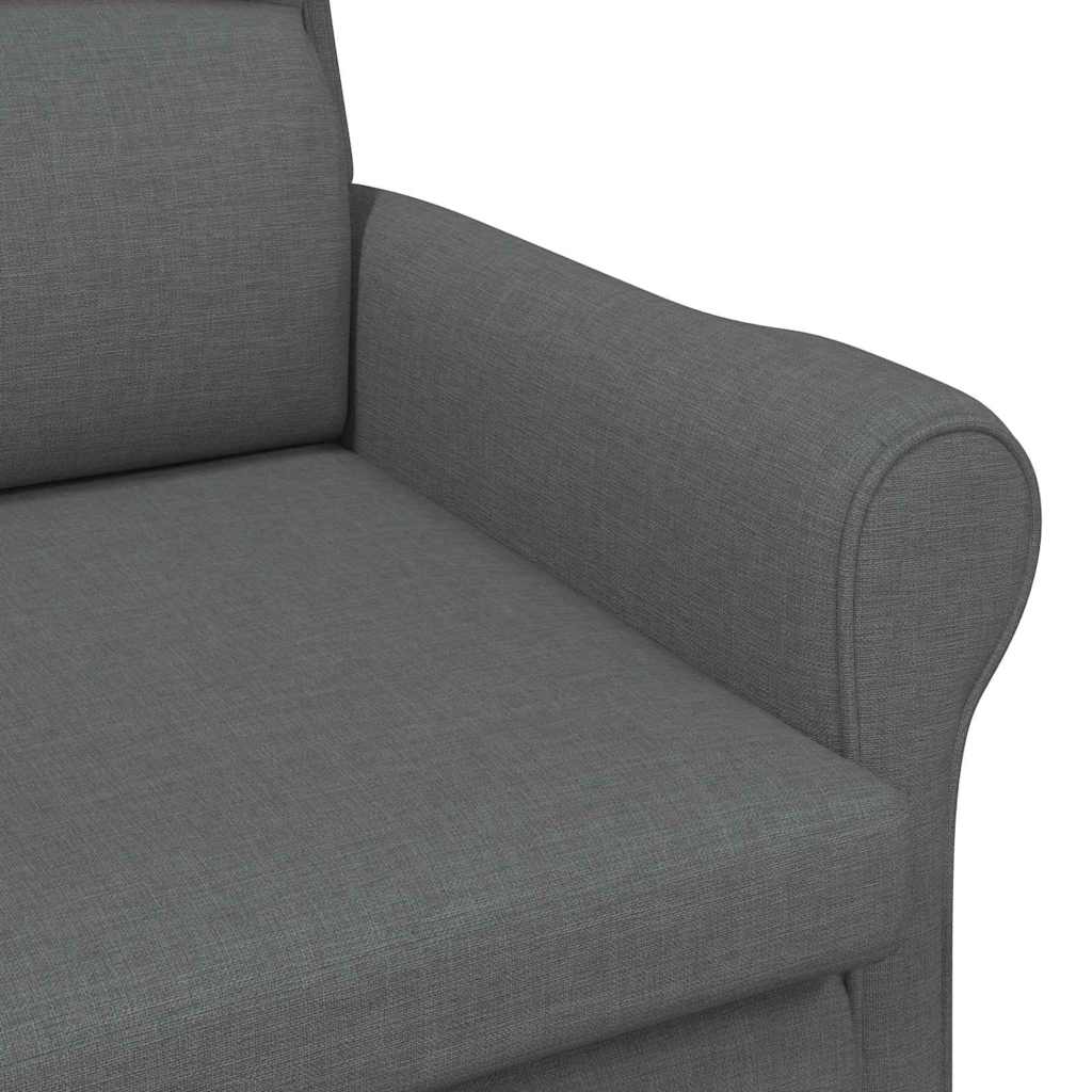 fauteuil Gris foncé 76 x 94 x 102 cm tissu - XIOS
