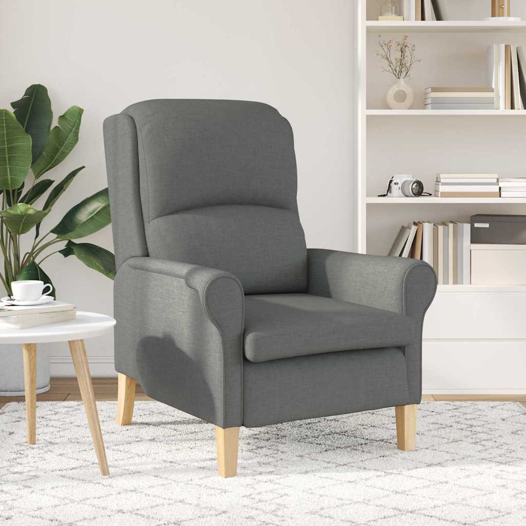 fauteuil Gris foncé 76 x 94 x 102 cm tissu - XIOS