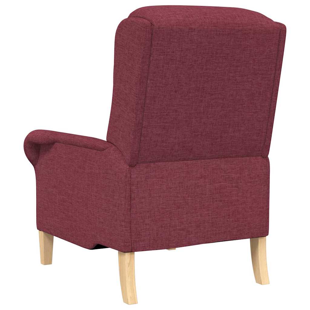 fauteuil Rouge bordeaux 76 x 94 x 102 cm tissu - XIOS