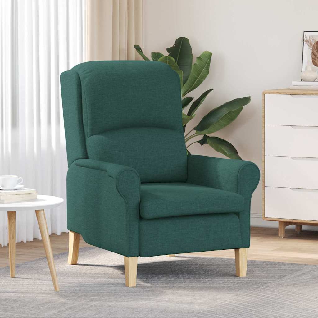 fauteuil Vert foncé 76 x 94 x 102 cm tissu - XIOS