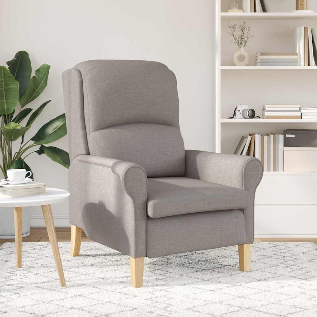 fauteuil Taupe 76 x 94 x 102 cm tissu - XIOS