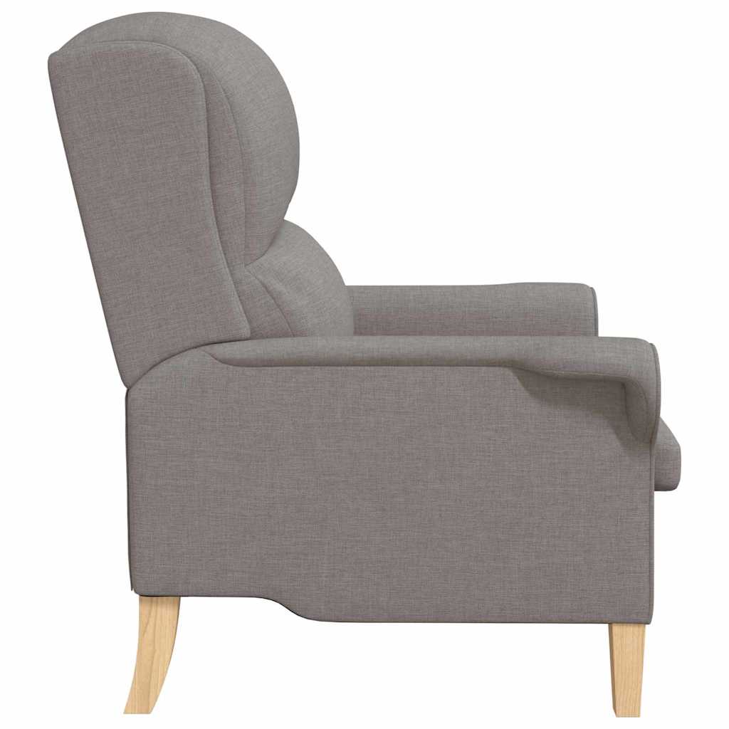 fauteuil Taupe 76 x 94 x 102 cm tissu - XIOS