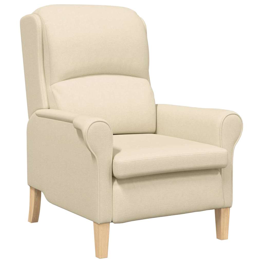 fauteuil Crème 76 x 94 x 102 cm tissu - XIOS