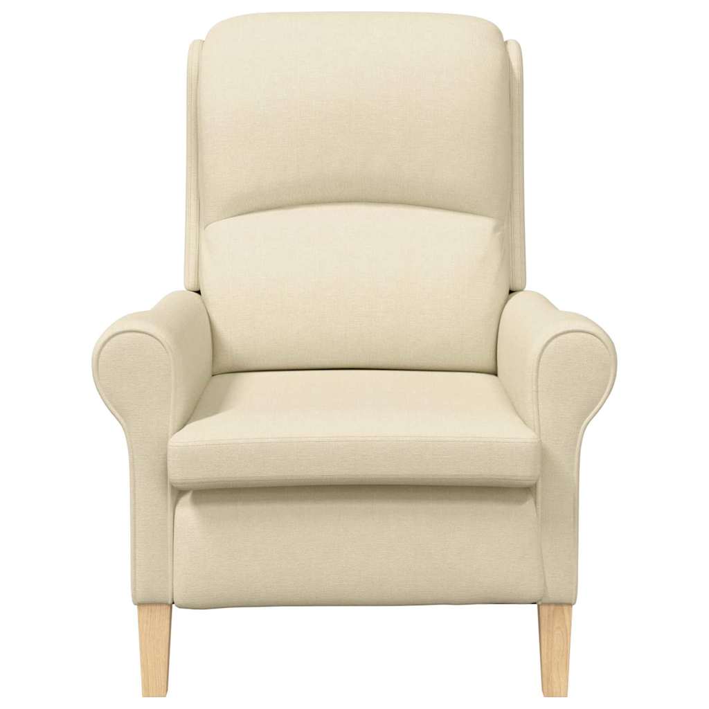 fauteuil Crème 76 x 94 x 102 cm tissu - XIOS