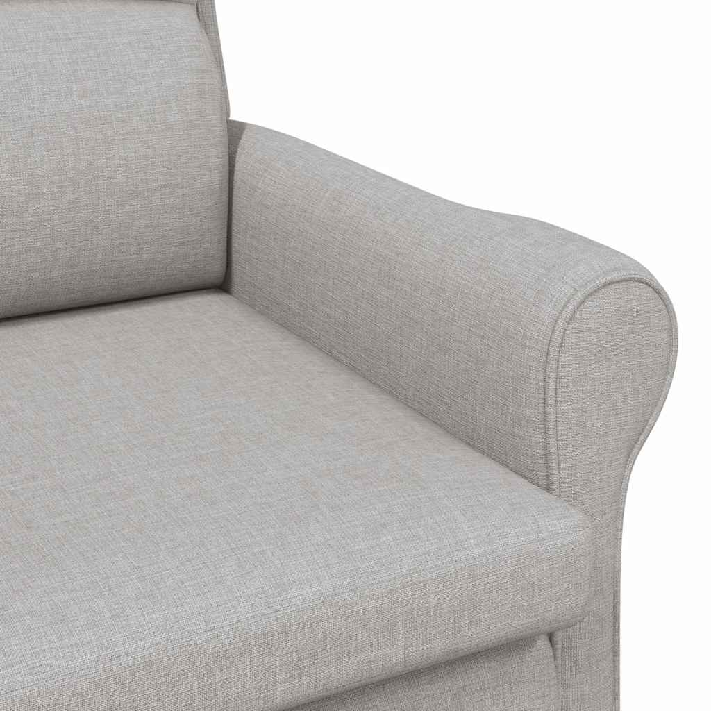 fauteuil Gris nuage 76 x 94 x 102 cm tissu - XIOS