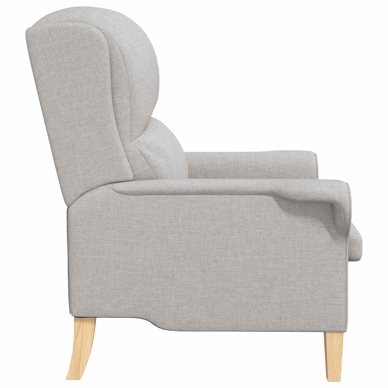 fauteuil Gris nuage 76 x 94 x 102 cm tissu - XIOS