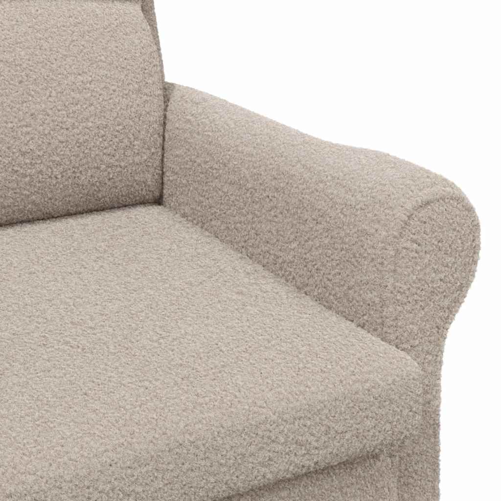 fauteuil Gris clair 76 x 94 x 102 cm tissu - XIOS