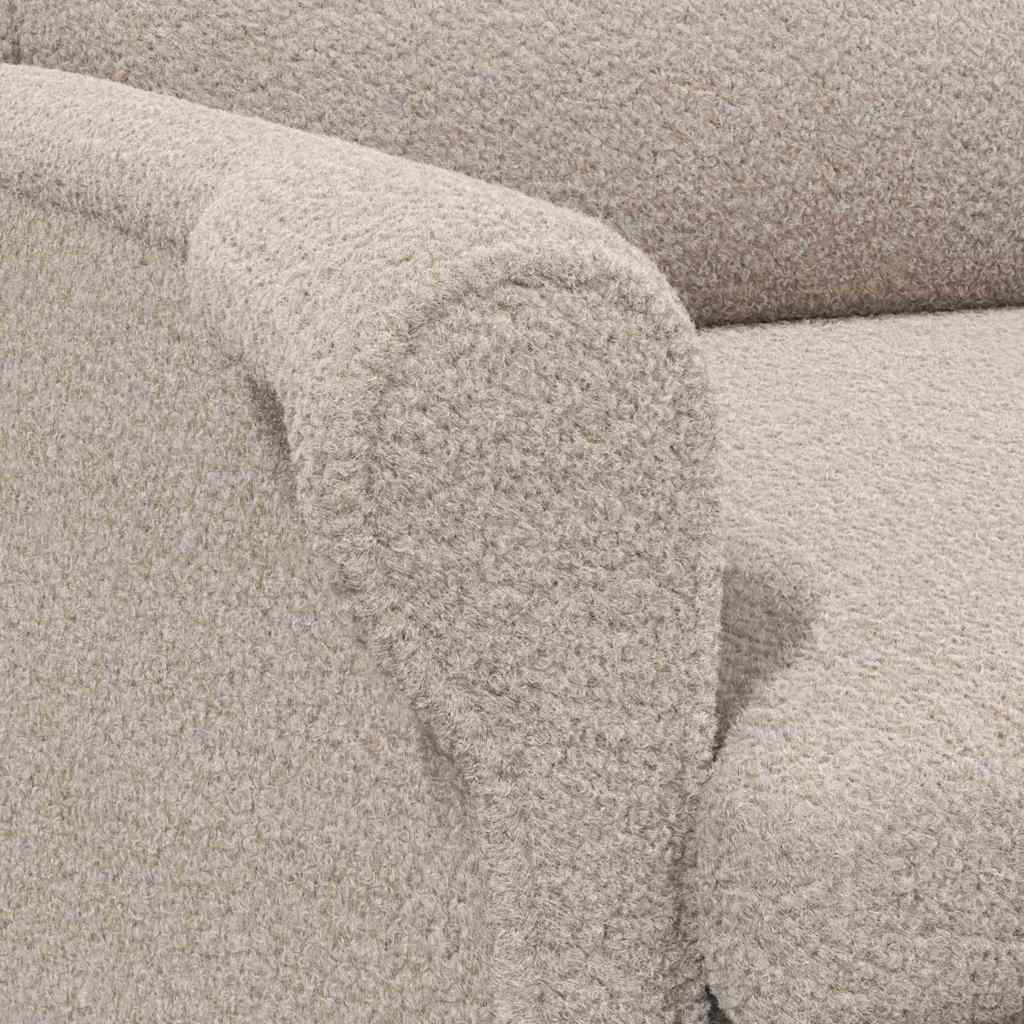 fauteuil Gris clair 76 x 94 x 102 cm tissu - XIOS