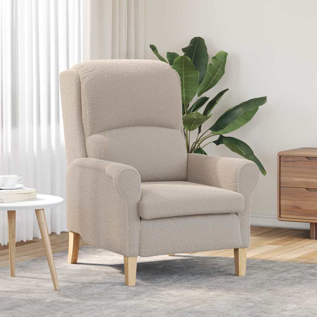 fauteuil Gris clair 76 x 94 x 102 cm tissu - XIOS