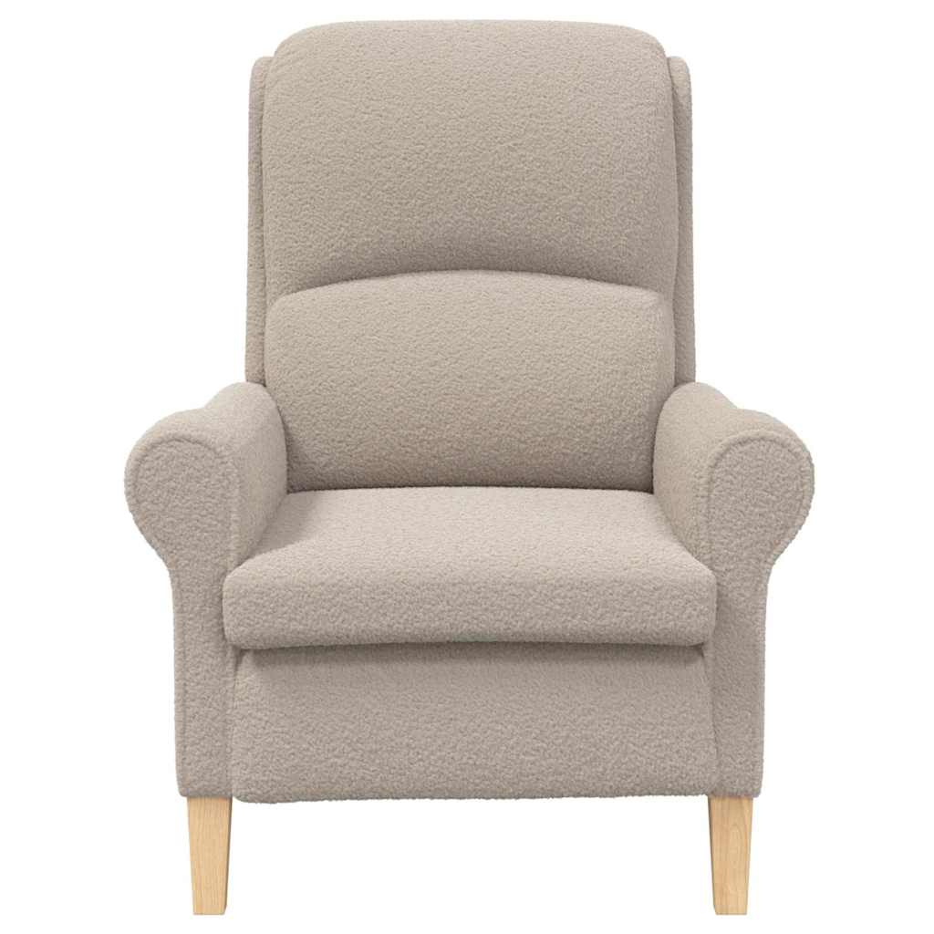 fauteuil Gris clair 76 x 94 x 102 cm tissu - XIOS