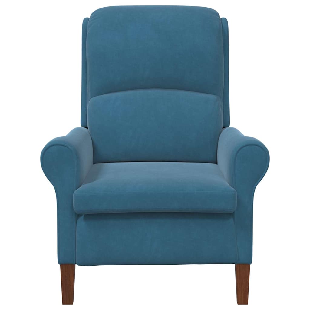 fauteuil Bleu Velours - XIOS