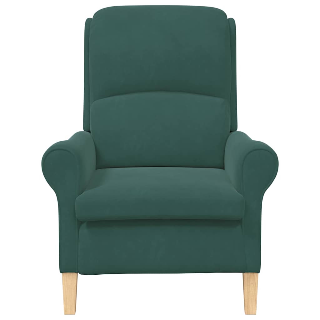 fauteuil Vert foncé 76 x 94 x 102 cm Velours - XIOS