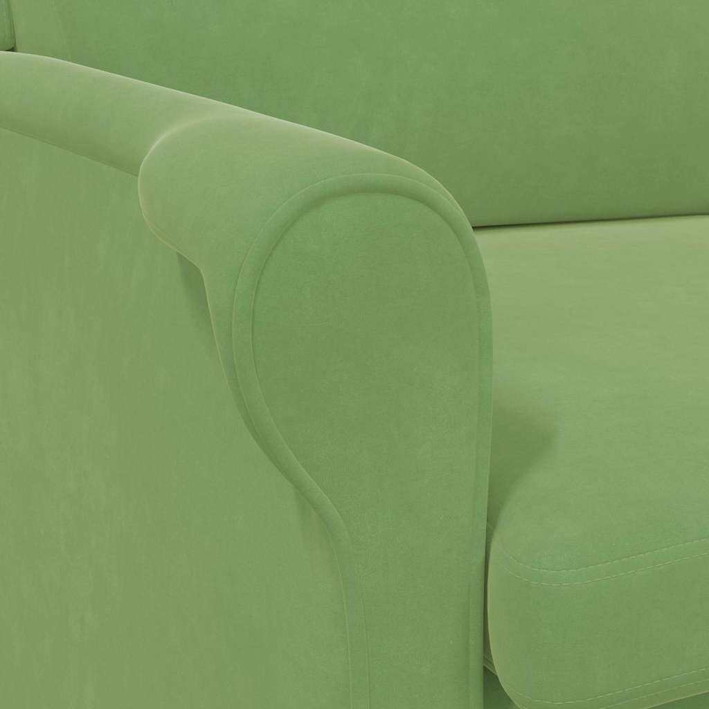 fauteuil Vert clair 76 x 94 x 102 cm Velours - XIOS