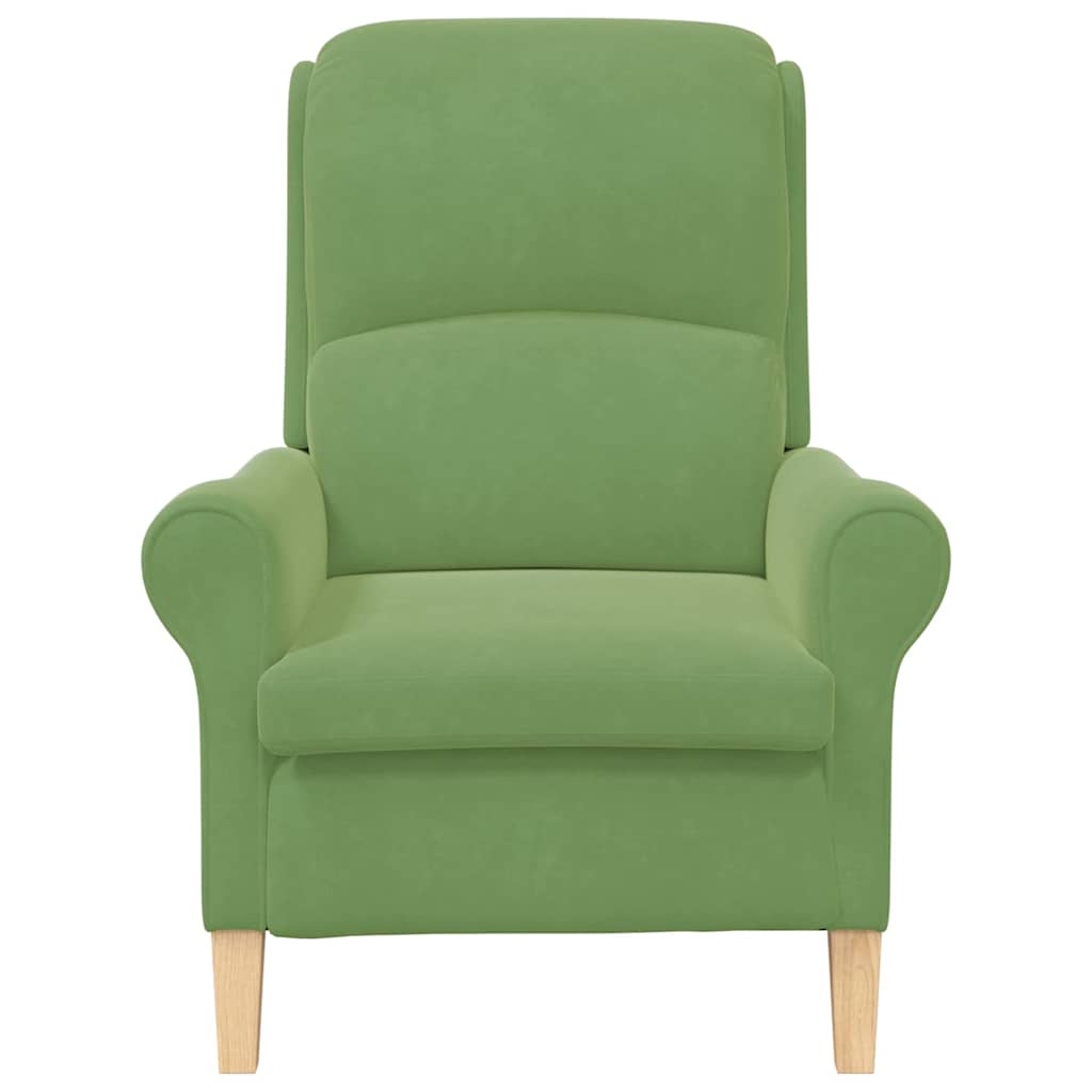 fauteuil Vert clair 76 x 94 x 102 cm Velours - XIOS