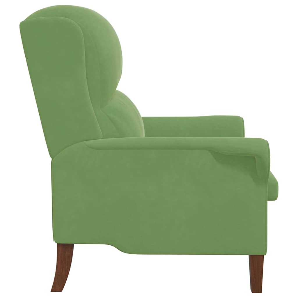 fauteuil Vert clair Velours - XIOS