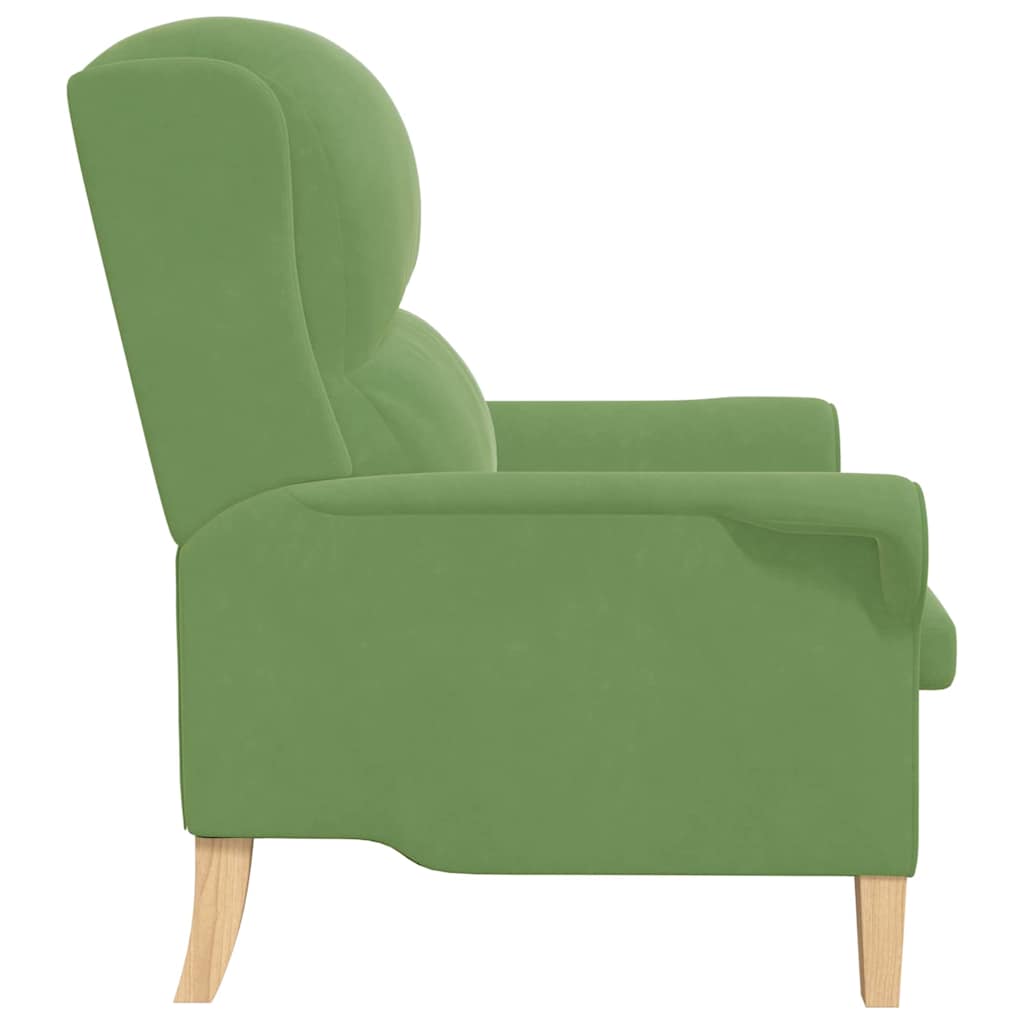 fauteuil Vert clair 76 x 94 x 102 cm Velours - XIOS