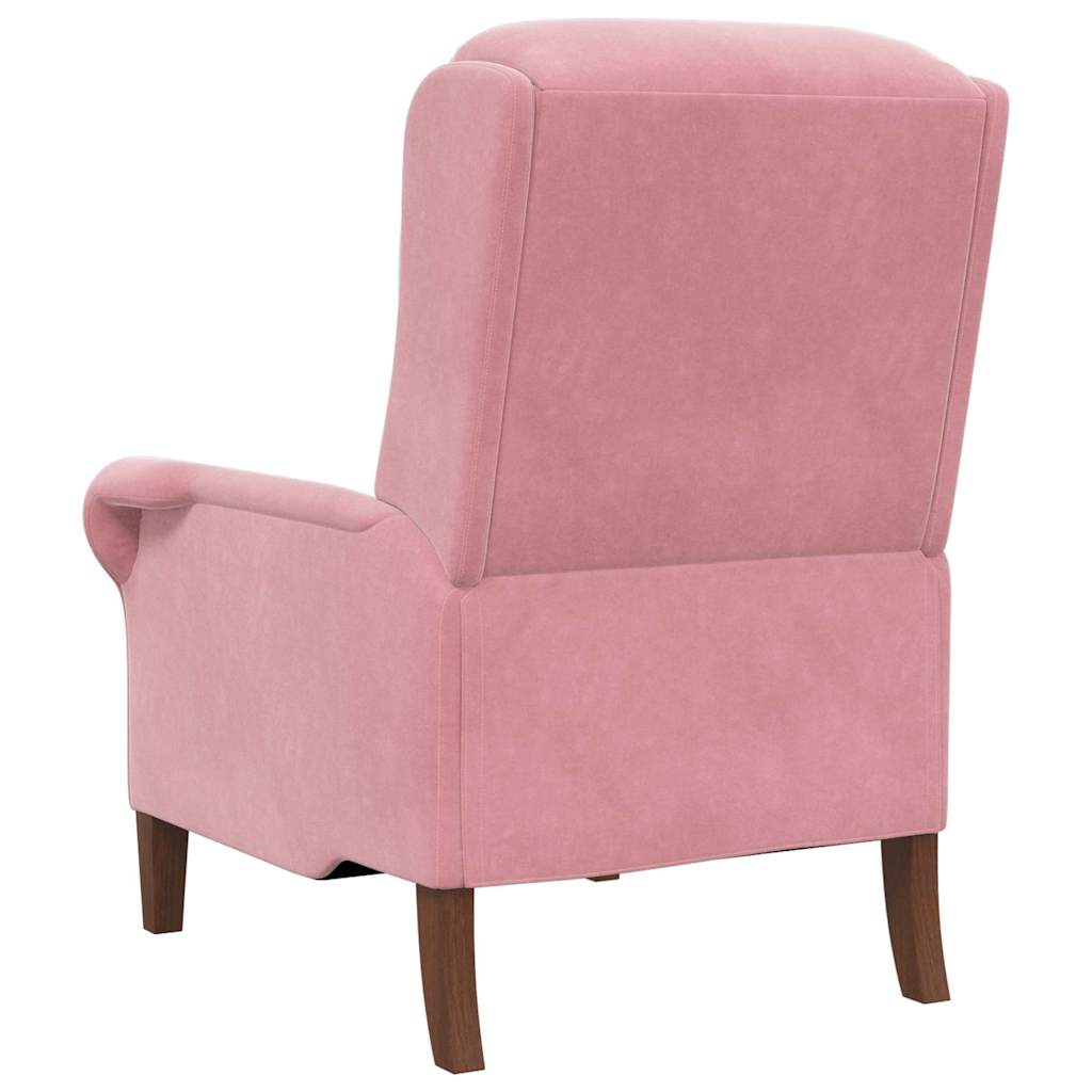 fauteuil Rose Velours - XIOS