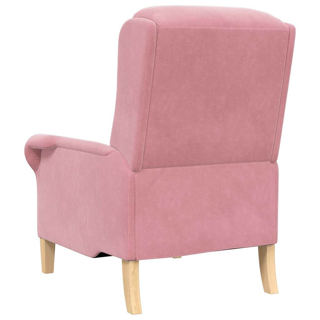 fauteuil Rose 76 x 94 x 102 cm Velours - XIOS