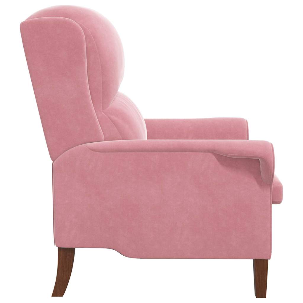 fauteuil Rose Velours - XIOS
