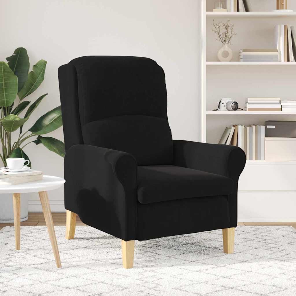 fauteuil Noir 76 x 94 x 102 cm Velours - XIOS