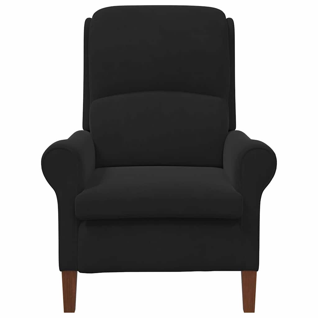 fauteuil Noir Velours - XIOS