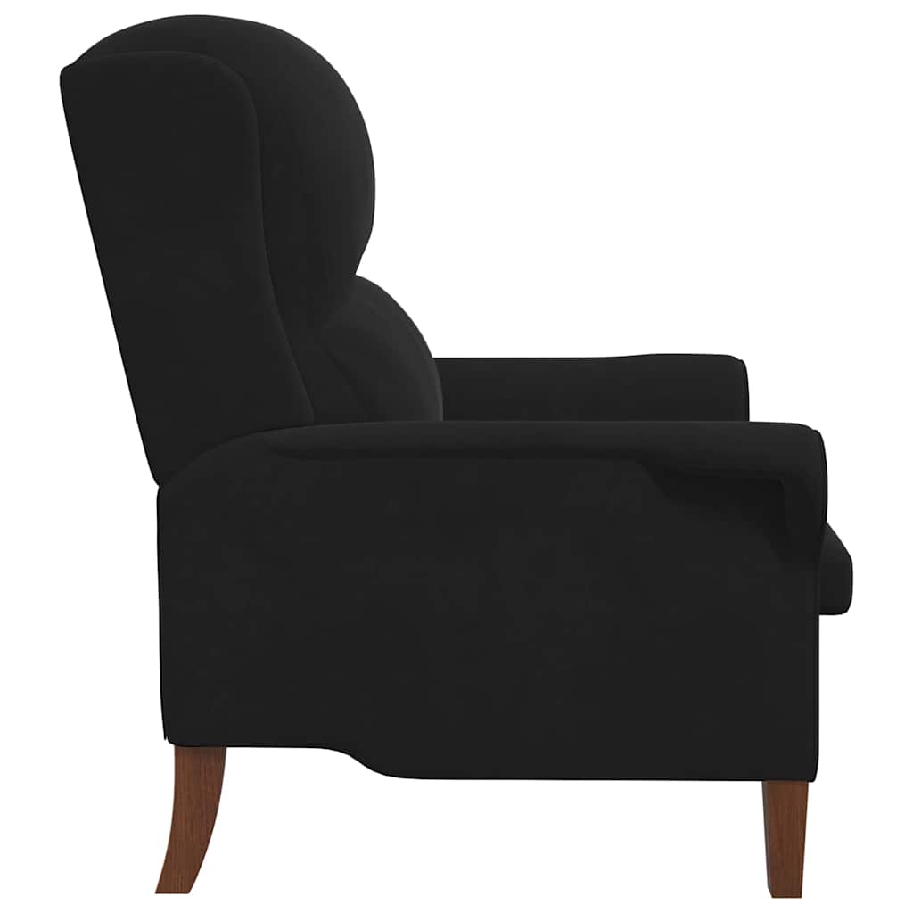 fauteuil Noir Velours - XIOS