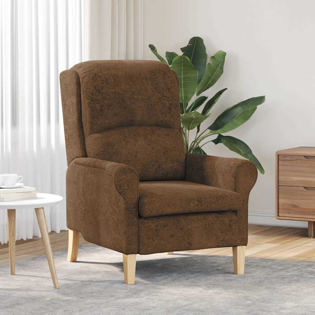 fauteuil Marron 76 x 94 x 102 cm Faux cuir - XIOS