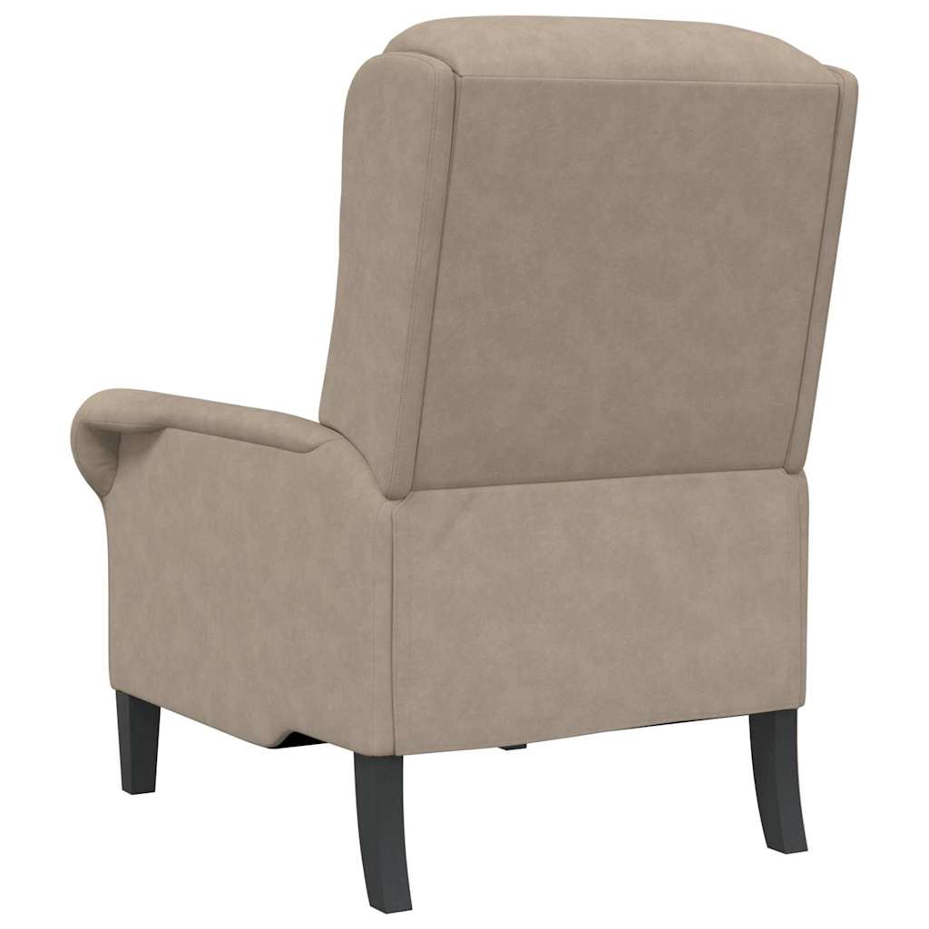 fauteuil Taupe 76 x 94 x 102 cm Microfibre