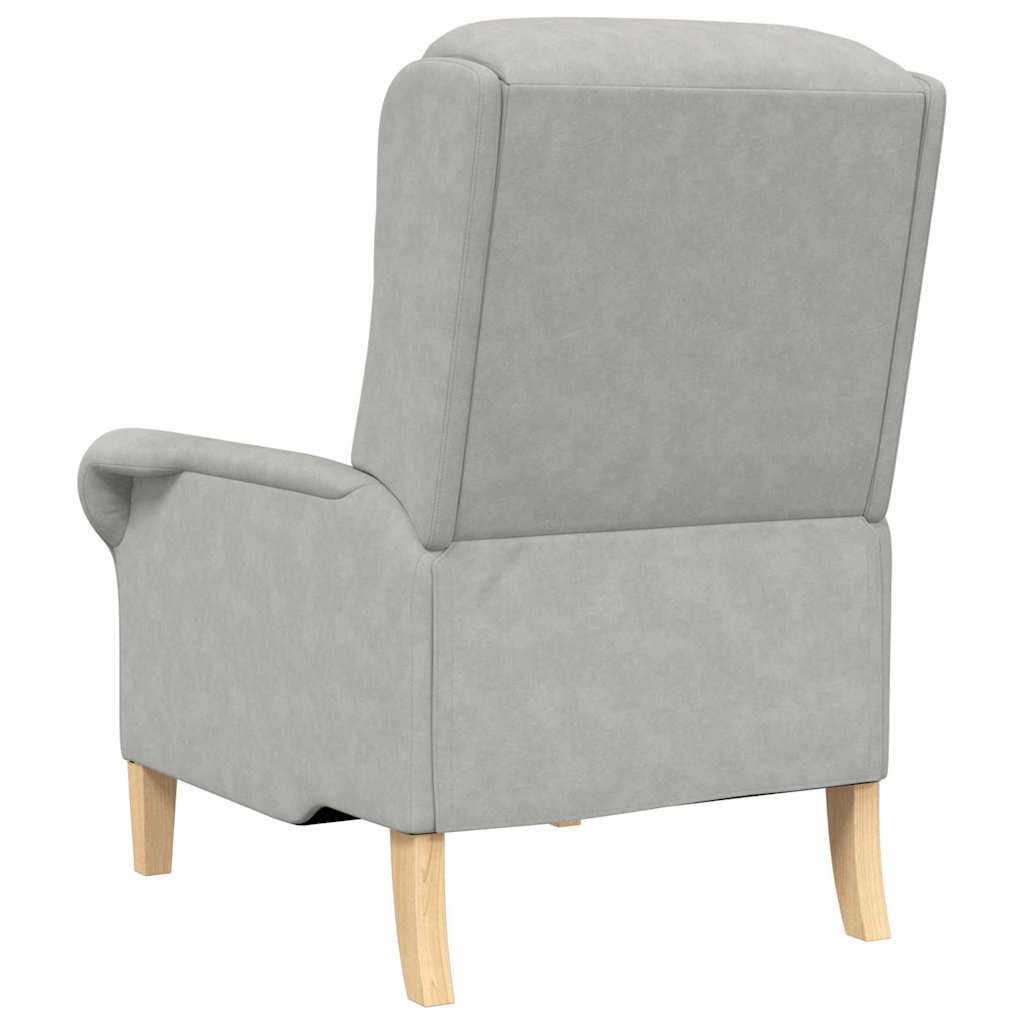 fauteuil Gris clair 76 x 94 x 102 cm Microfibre - XIOS