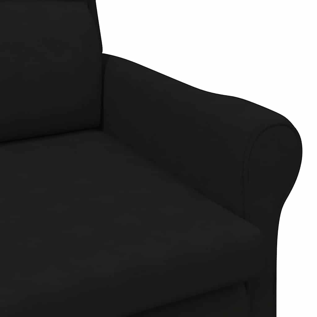 fauteuil Noir 76 x 94 x 102 cm Microfibre - XIOS