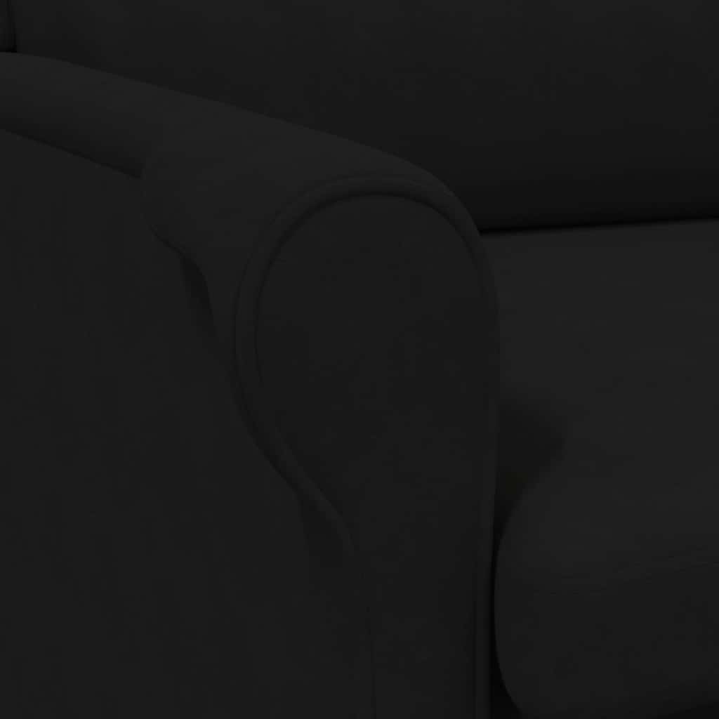 fauteuil Noir 76 x 94 x 102 cm Microfibre - XIOS