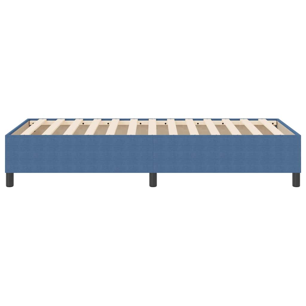 Lit à ressorts Bleu 80 x 200 cm Tissu en velours côtelé - XIOS
