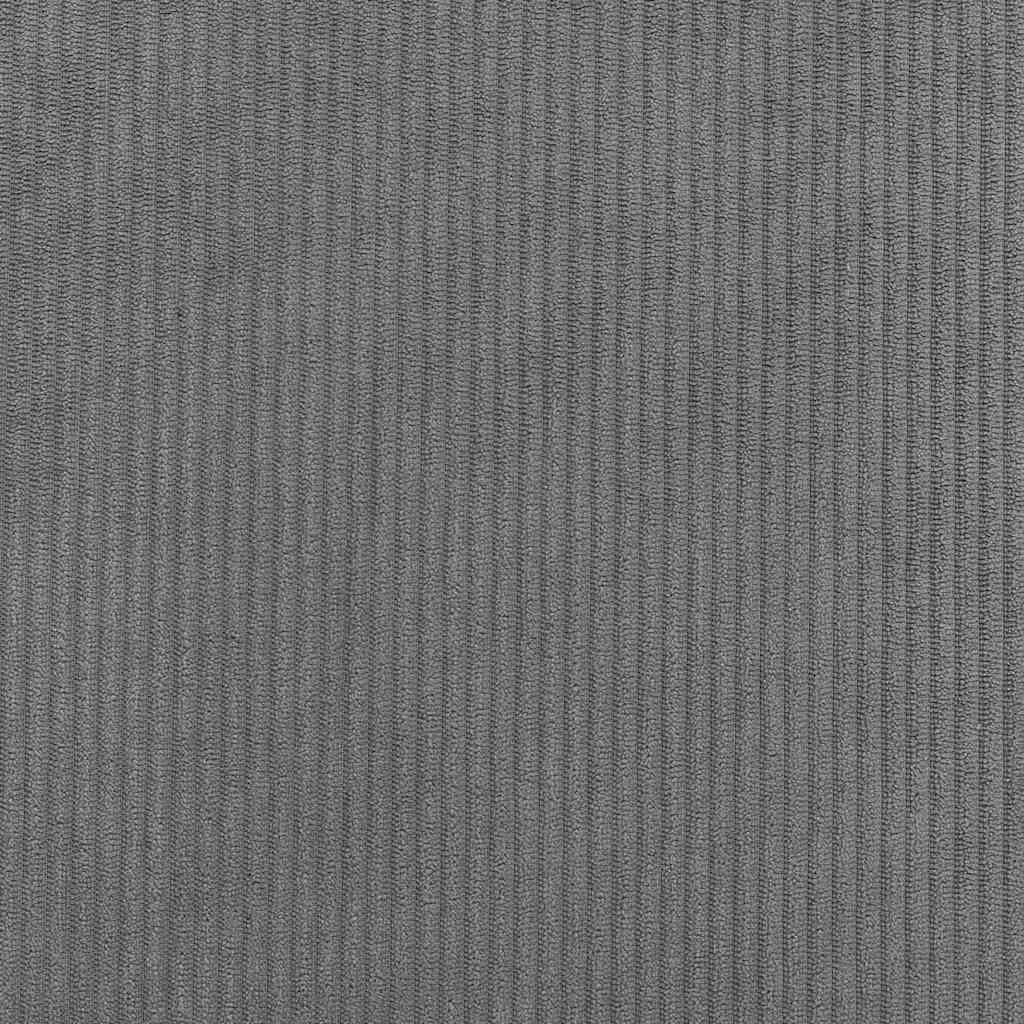 Lit à ressorts Gris clair 90 x 190 cm Tissu en velours côtelé - XIOS