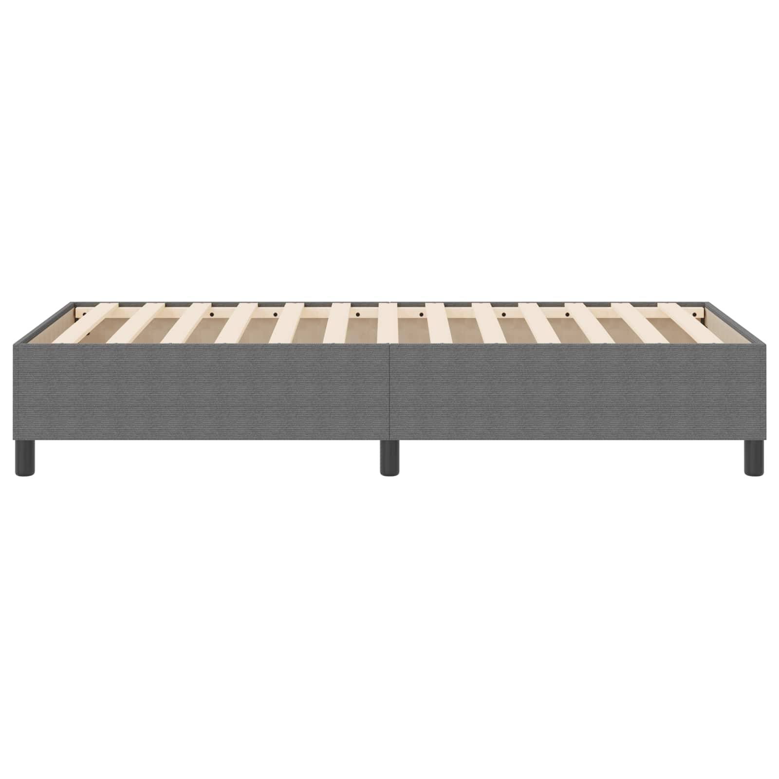 Cadre de lit plateforme Gris clair 90 x 200 cm tissu - XIOS