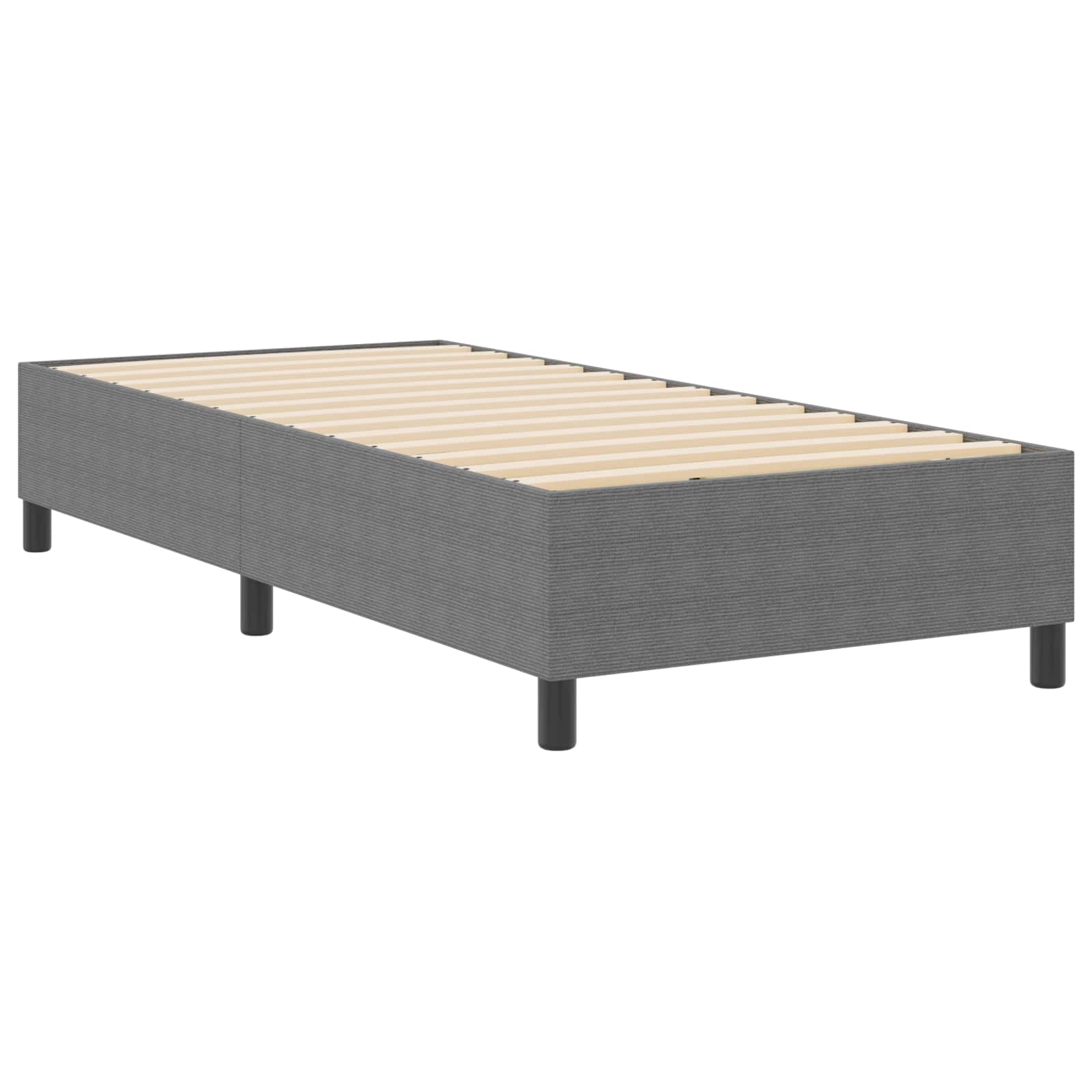 Cadre de lit plateforme Gris clair 100 x 200 cm tissu - XIOS