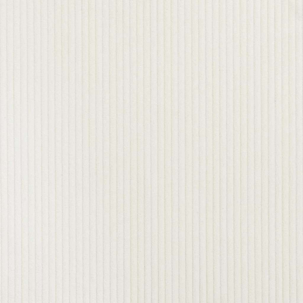 Lit à ressorts Crème 100 x 200 cm Tissu en velours côtelé - XIOS