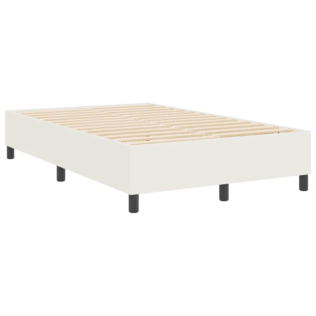 Cadre de lit plateforme Crème 120 x 200 cm tissu - XIOS