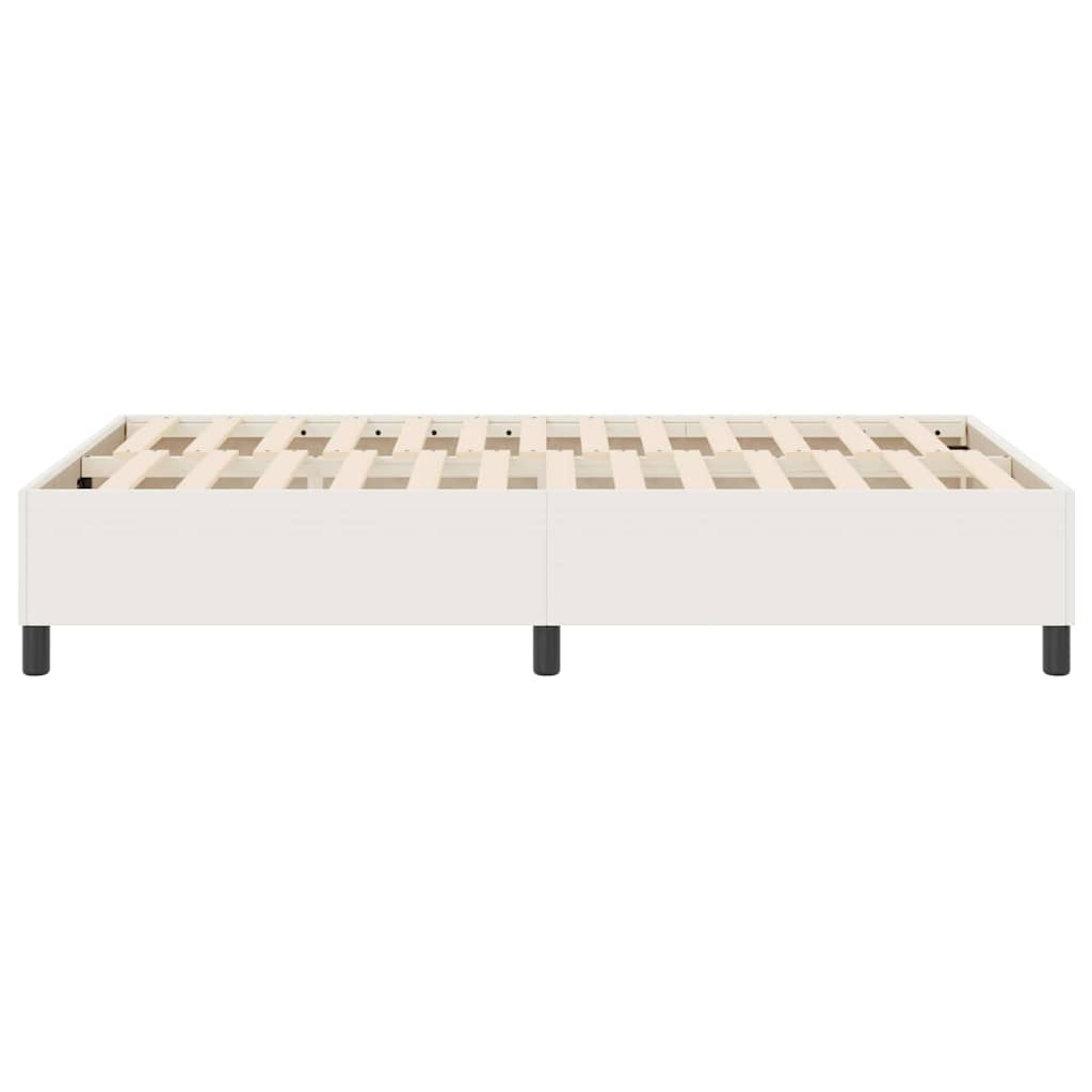 Cadre de lit plateforme Crème 120 x 200 cm tissu - XIOS