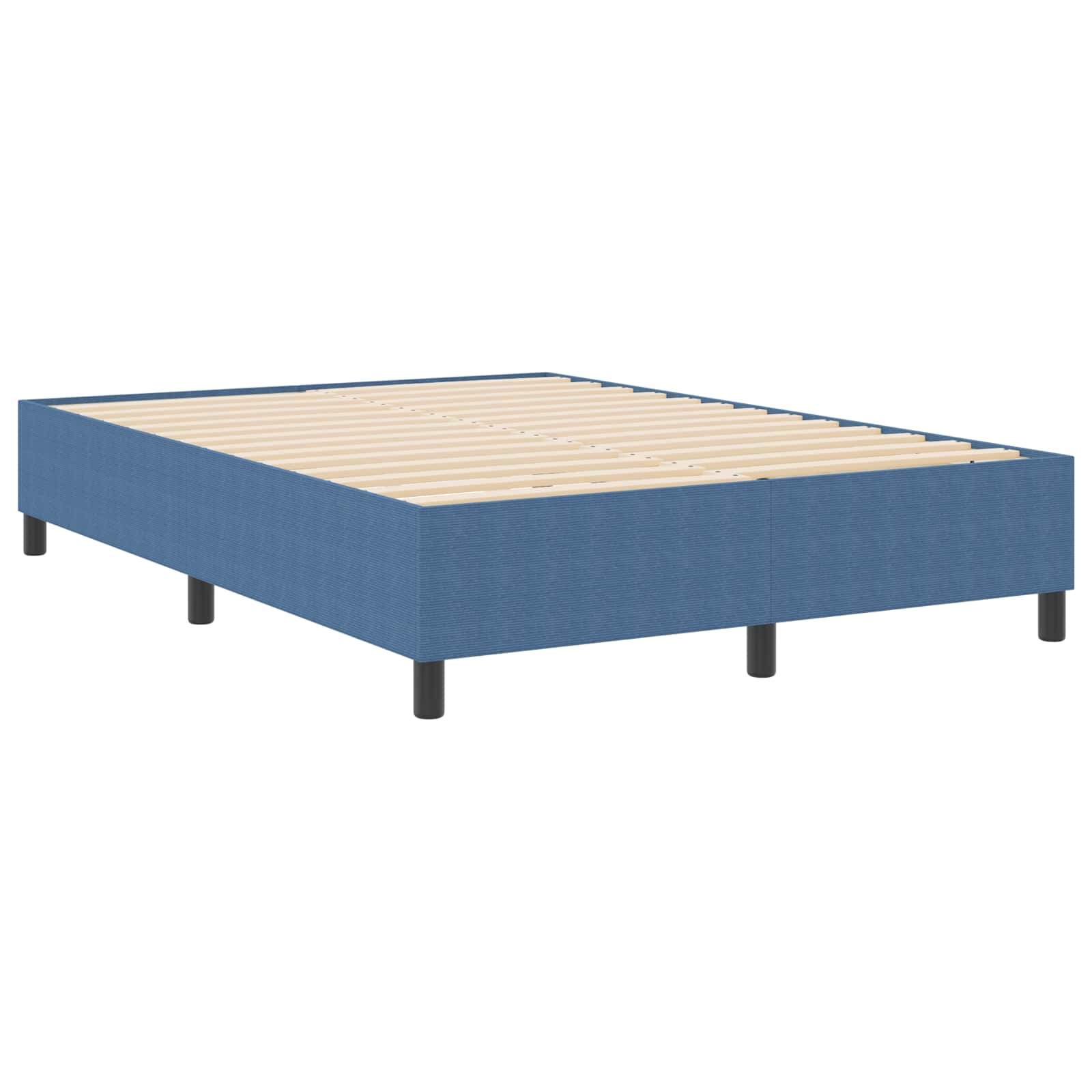 Cadre de lit plateforme Bleu 160 x 200 cm tissu - XIOS