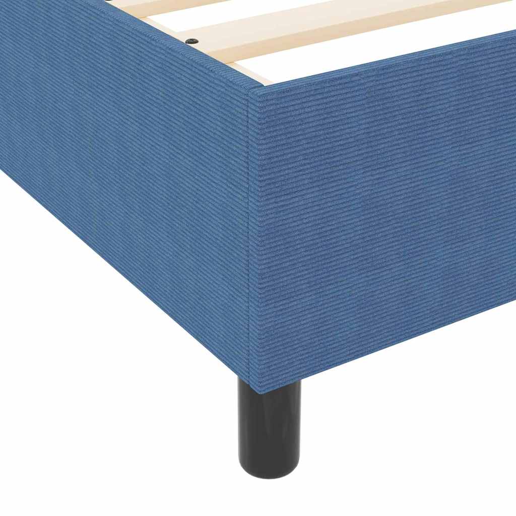 Lit à ressorts Bleu et Blanc 203 x 120 x 60 cm - XIOS