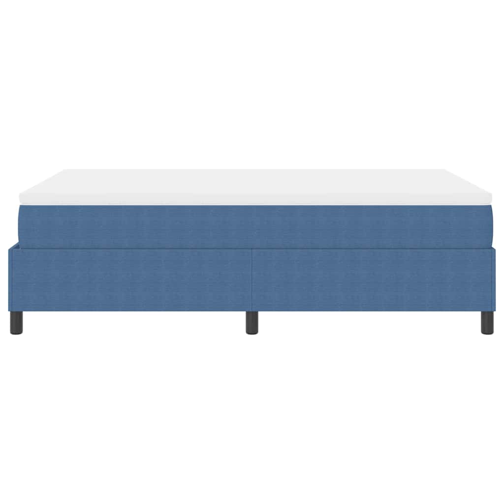 Lit à ressorts Bleu et Blanc 203 x 120 x 60 cm - XIOS